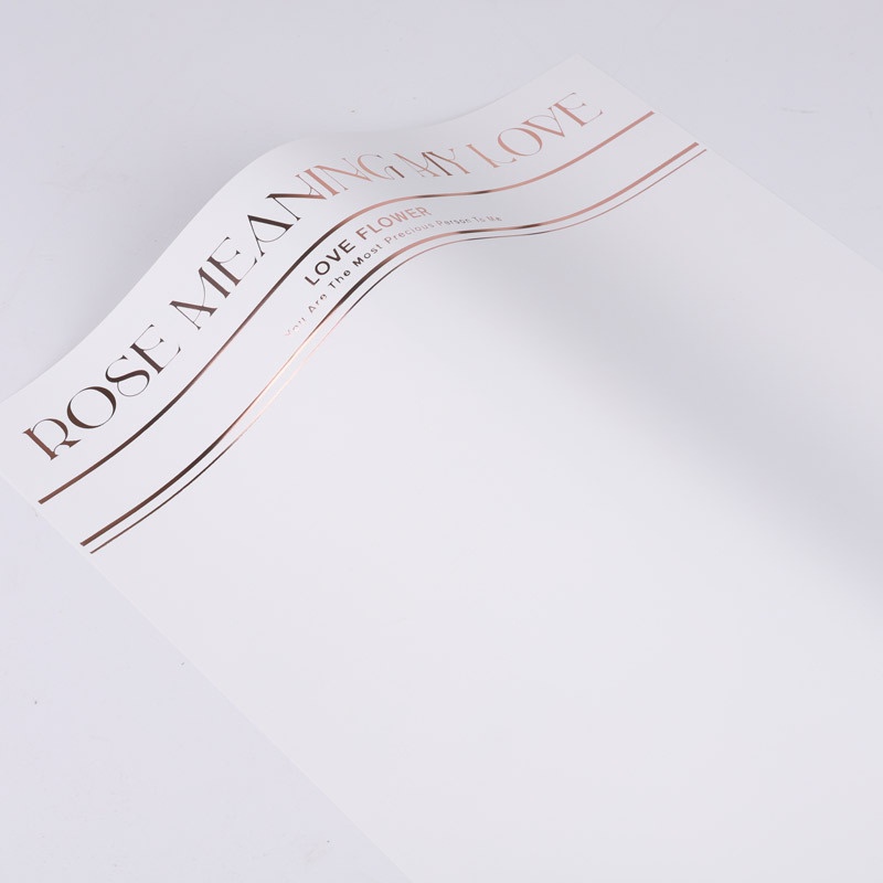 Cellophane Paper Flower Bouquet Romantic Writing/ROSE IS MEANING LOVE