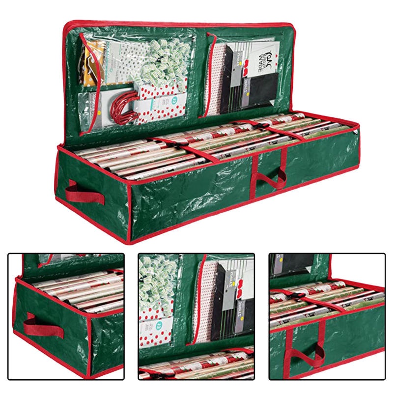 CHIBEL Wrapping Paper Storage Containers Under Bed Christmas Paper