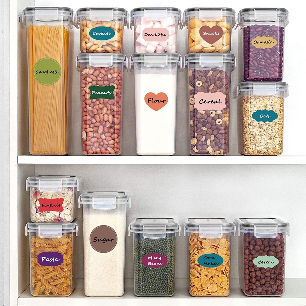 14 Sheets PVC Erasable Chalkboard Stickers Freely Writable Sticker