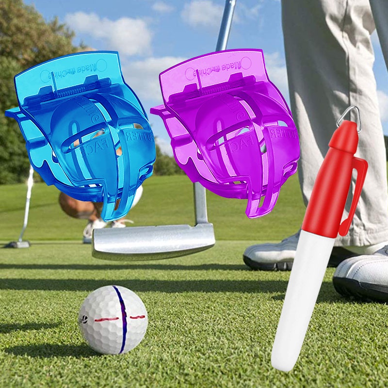Golf Ball Line Markers Tool Template Liner Golf Training Accessories