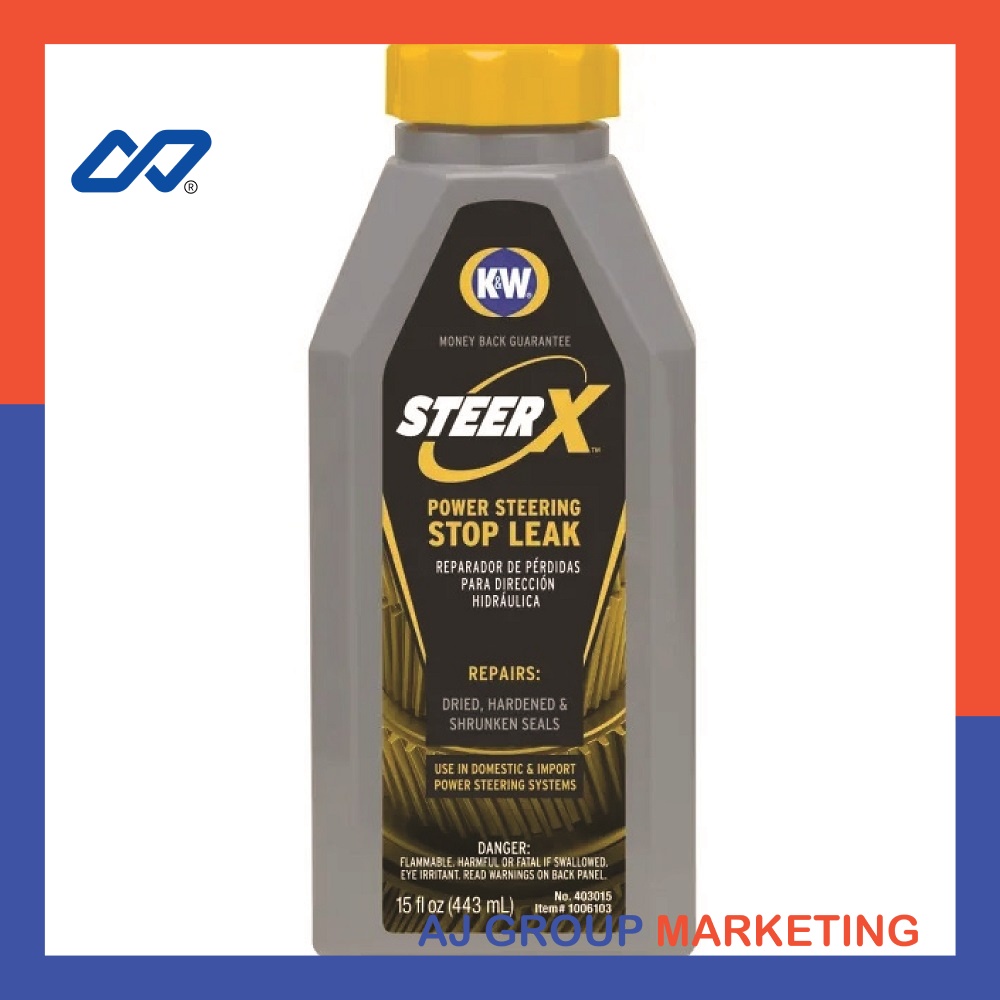 K&W SteerX Power Steering Stop Leak (443ml) [403015] Shopee Malaysia
