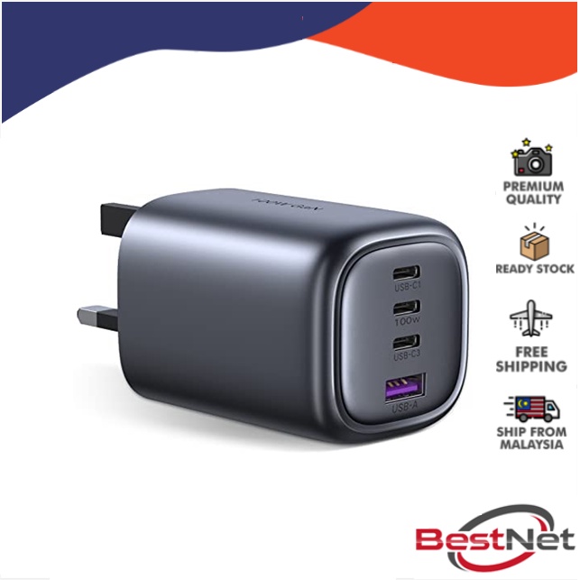 Ugreen Nexode 100w Usb C Charger Plug 4 Port Gan Type C Fast Wall Power Adapter Shopee Malaysia 8386