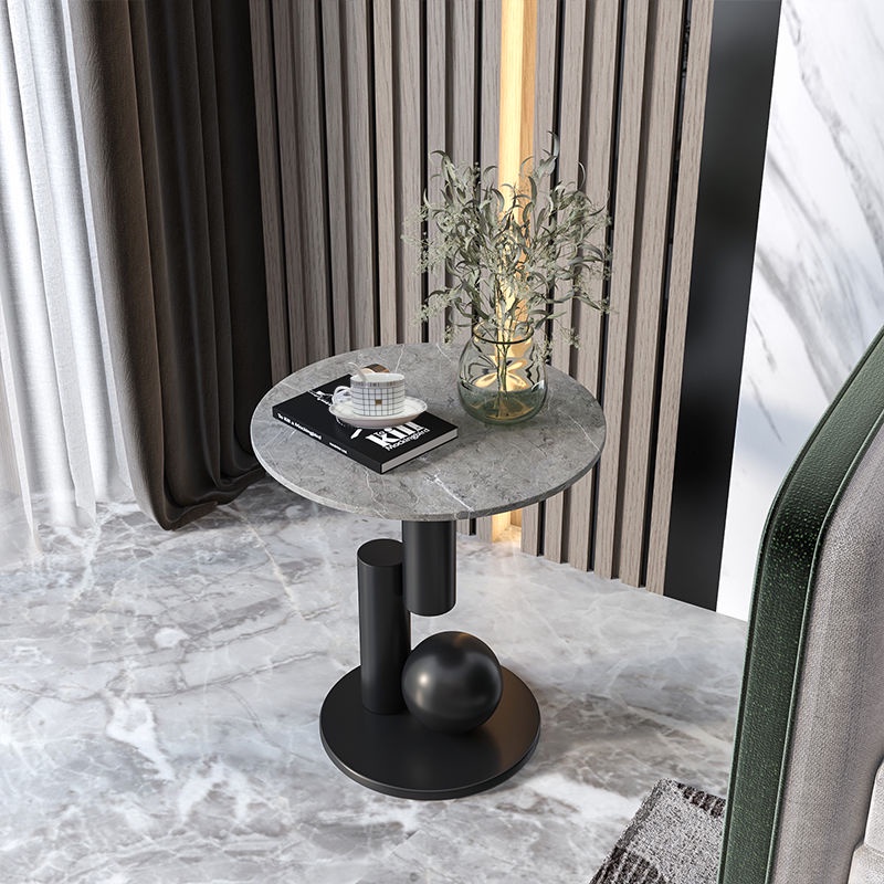 『Free Shipping』Scandinavian light luxury living room sofa side table ...