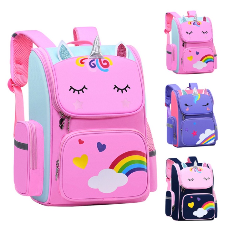 Children's school bag kindergarten 1-6 grade Hello kitty riding unicorn ...