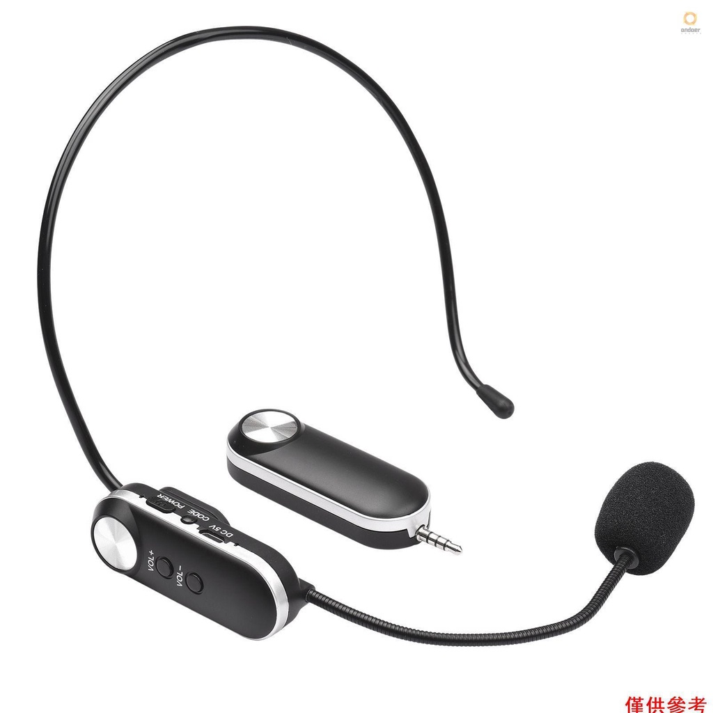 UHF Headset Wireless Microphone Professional Wireless Mic Set 6.35mm