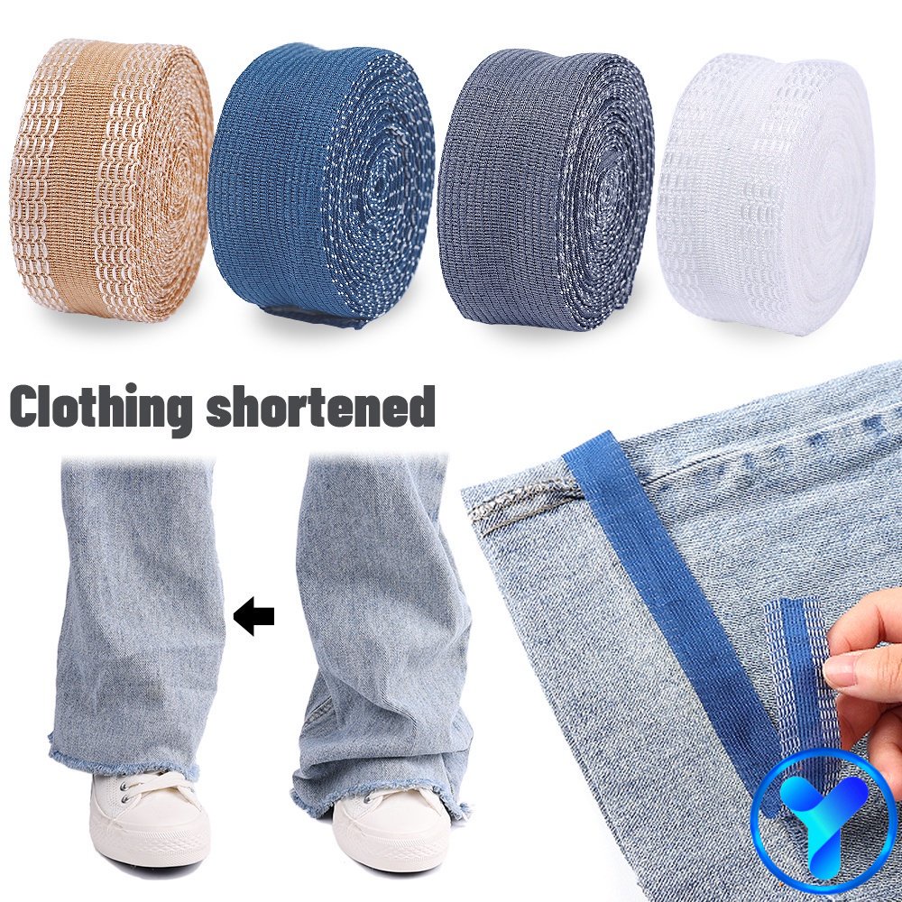 YB 1/2/3/5m Practical Cloth Stickers Webbing Change Trouser Iron on ...