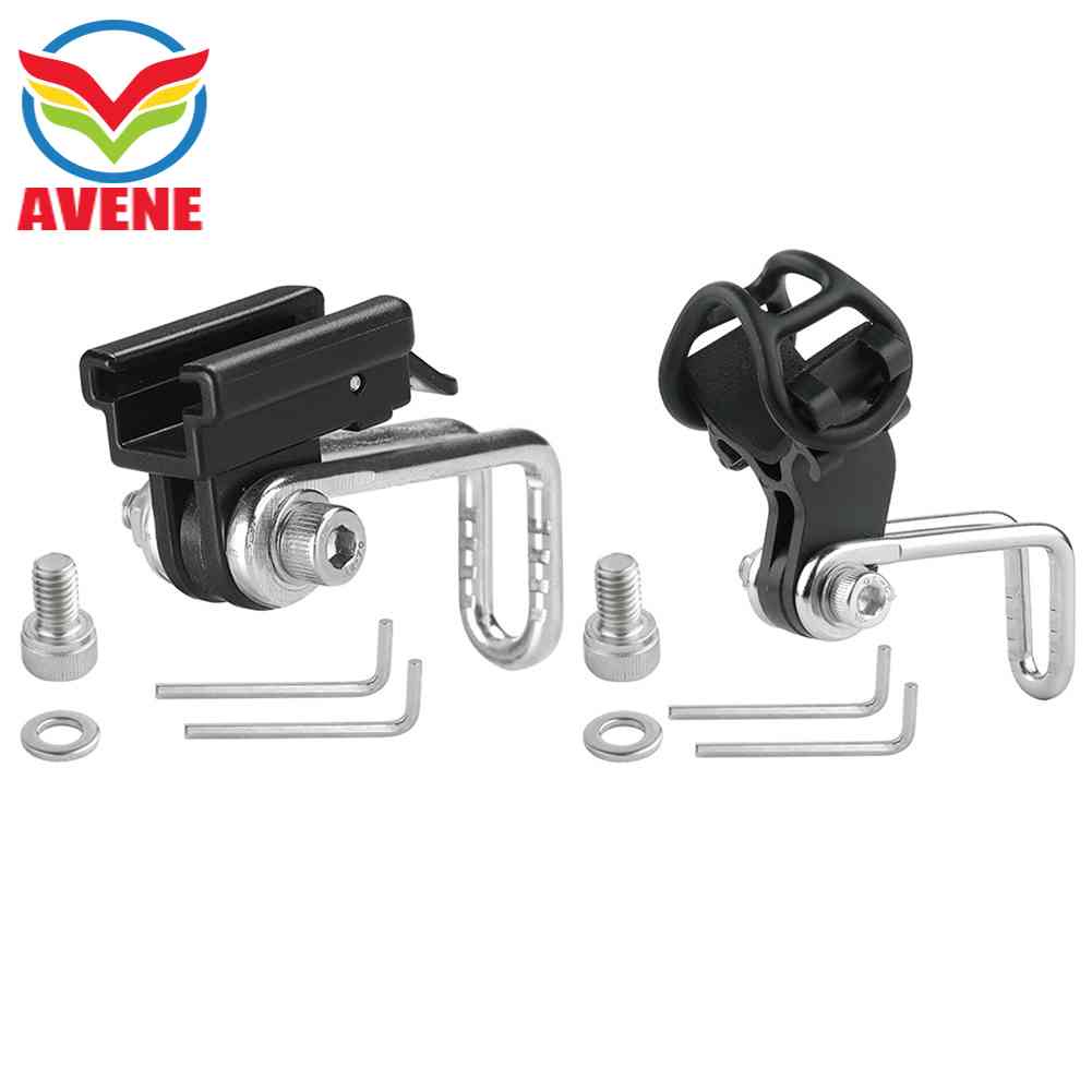 Bicycle Headlight Bracket Fork Mount Adjustable Bike Front Light Mount