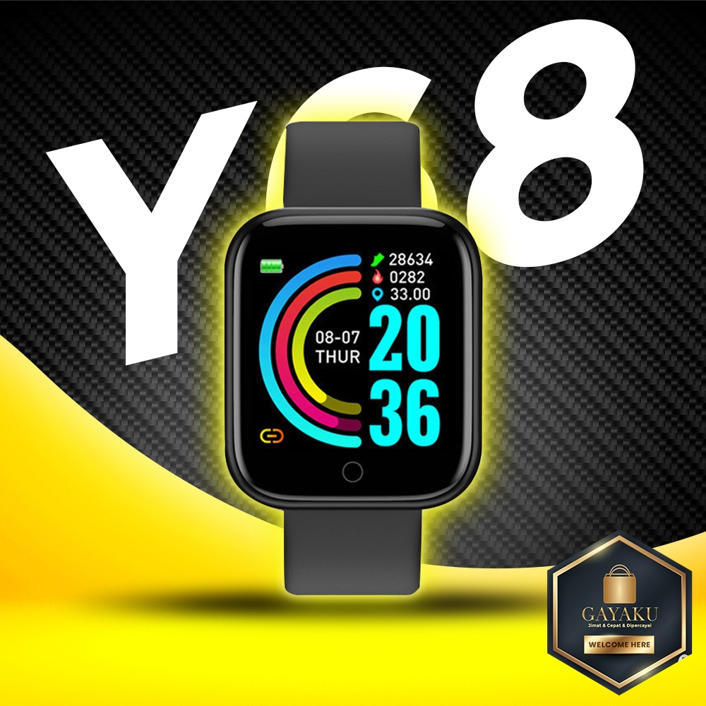 Bluetooth Smartband Y68 ?Ready Stock? Y68 Smart Watch Fitness