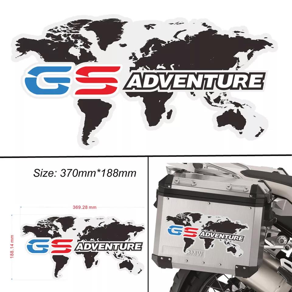 GS Motorcycle Top Side Box Case Panniers Luggage Aluminium Stickers ...