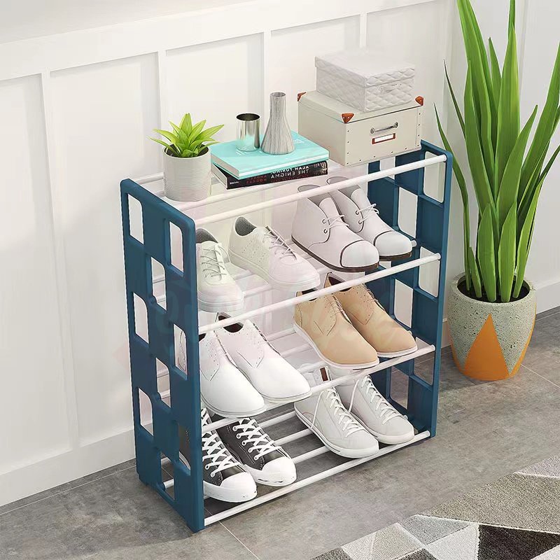 SyokSyok 4 Tier Shoe Rack Shoe Box Shoe Storage Shoe Organizer Rak ...