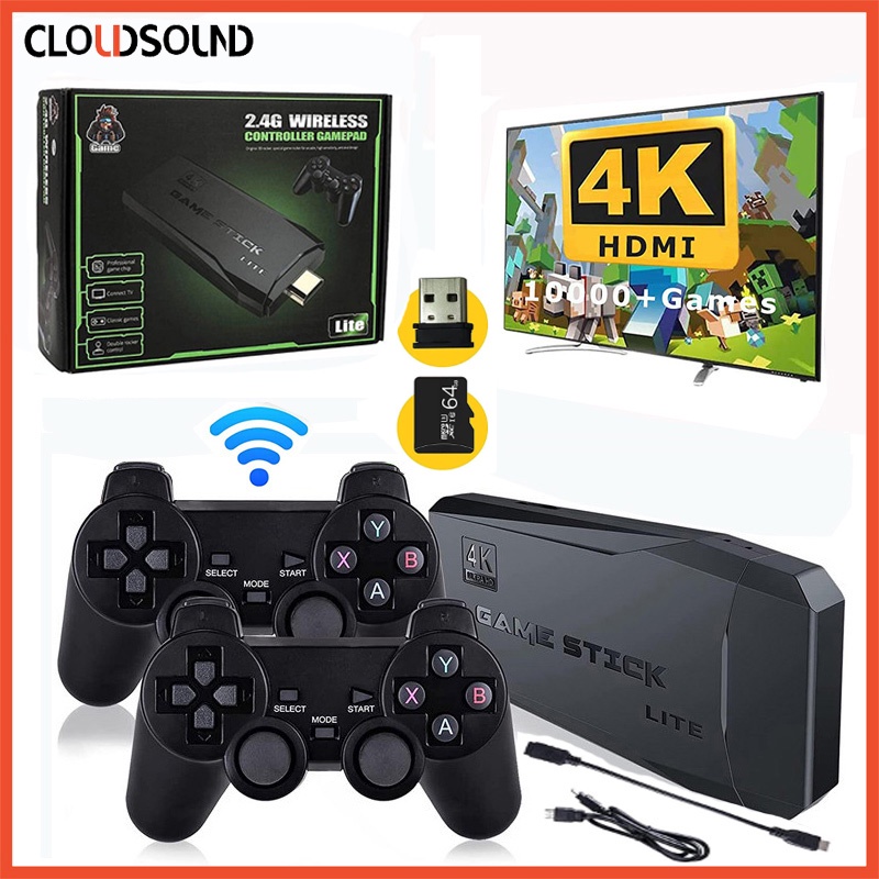 10000 Classic Video Game Console / Wireless Retro Emulator / Game Stick ...
