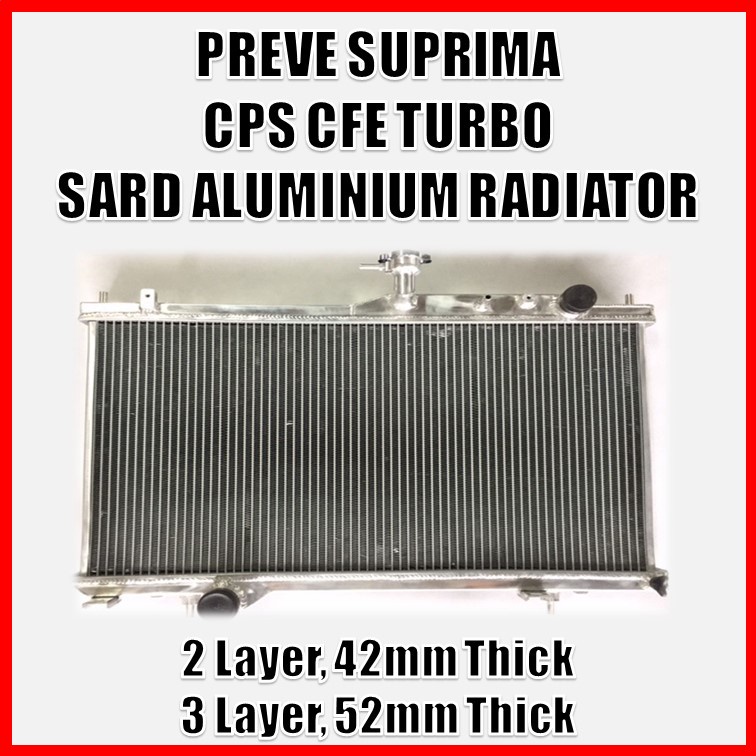 Proton Preve Suprima CFE Turbo NA SARD Aluminium Radiator | Shopee Malaysia