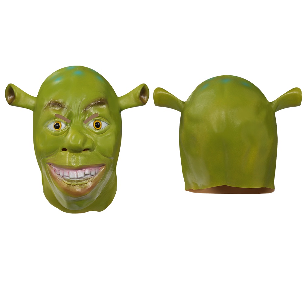 Shrek Mask Cosplay Latex Masks Helmet Masquerade Role Play Mask ...