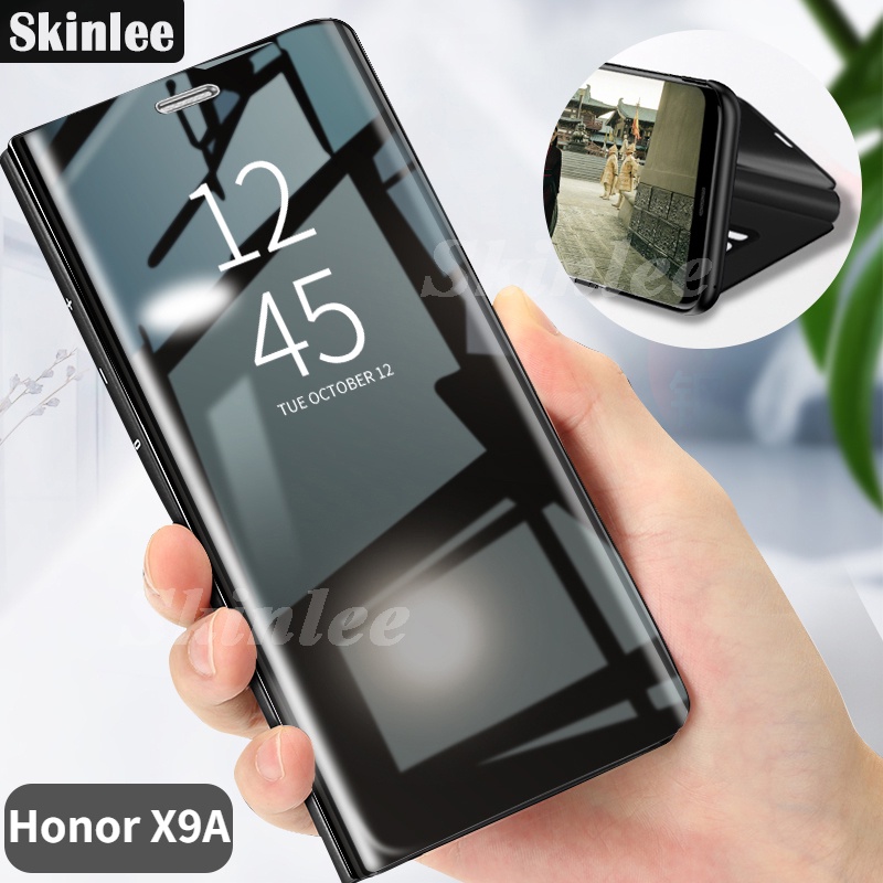 Flip New Design Case For Honor X9A Smart Mirror Cases Clear Transparent ...