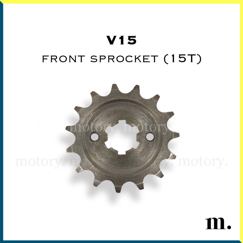 bajaj v15 chain sprocket