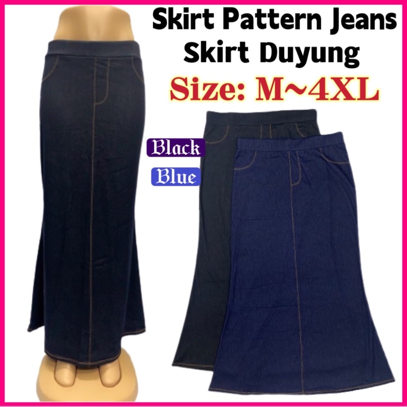 Maxi Skirts Plus Size Skirts Malaysia READY STOCK] 13899#LADIES