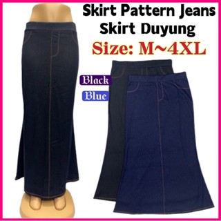 READY STOCK 13899 LADIES GOOD ELASTIC LONG SKIRT M 4XL SKIRT PANJANG WANITA M 4XL Shopee Malaysia