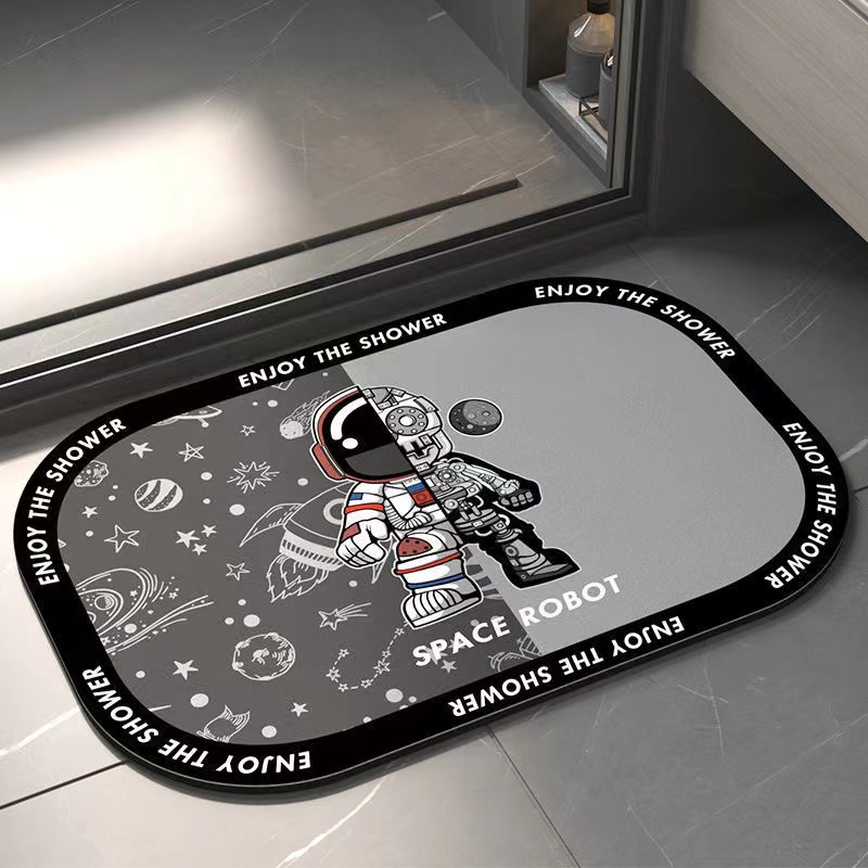 40*60 Astronaut Bath Mat Anti-Slip Mat Bathroom Mat Vacuum Carpet ...