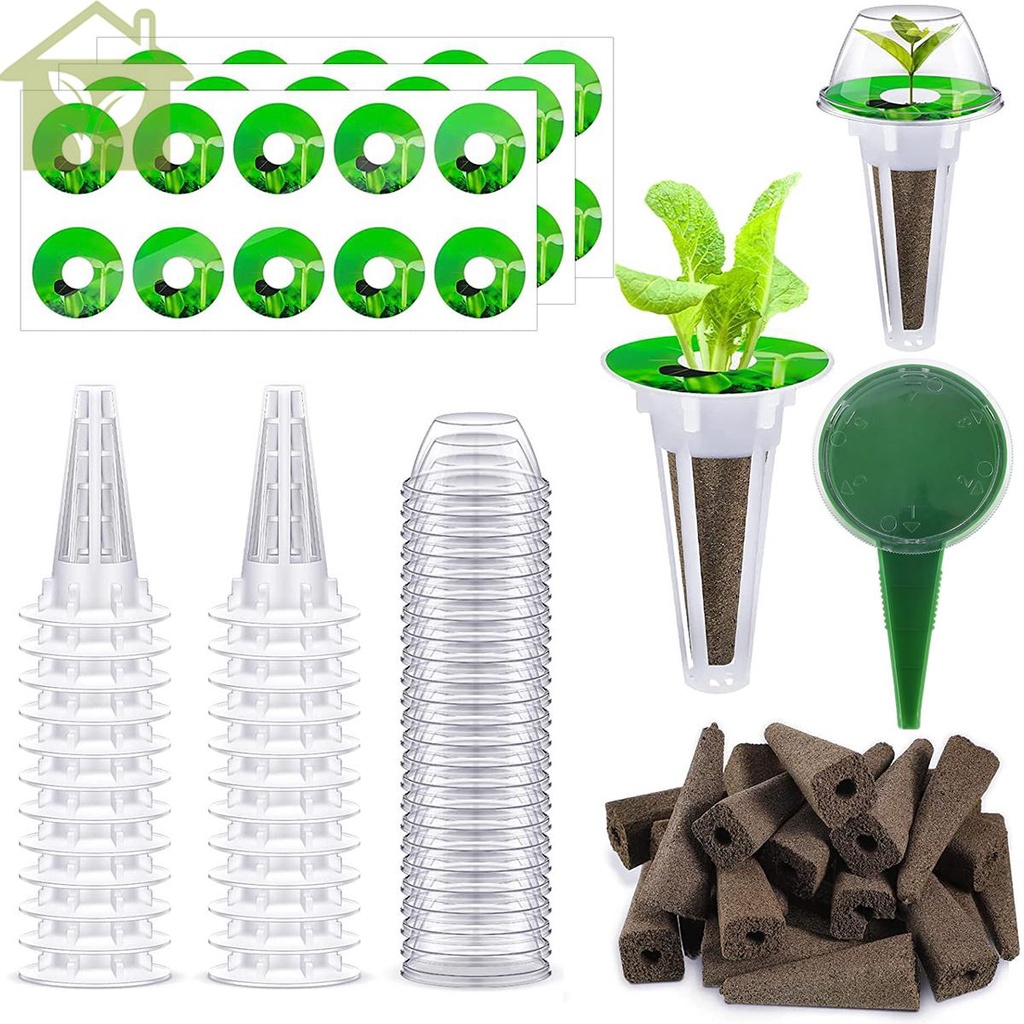 24 Sets Seed Pod Kit Reusable Plant Pod Kit Lightweight Indoor ...