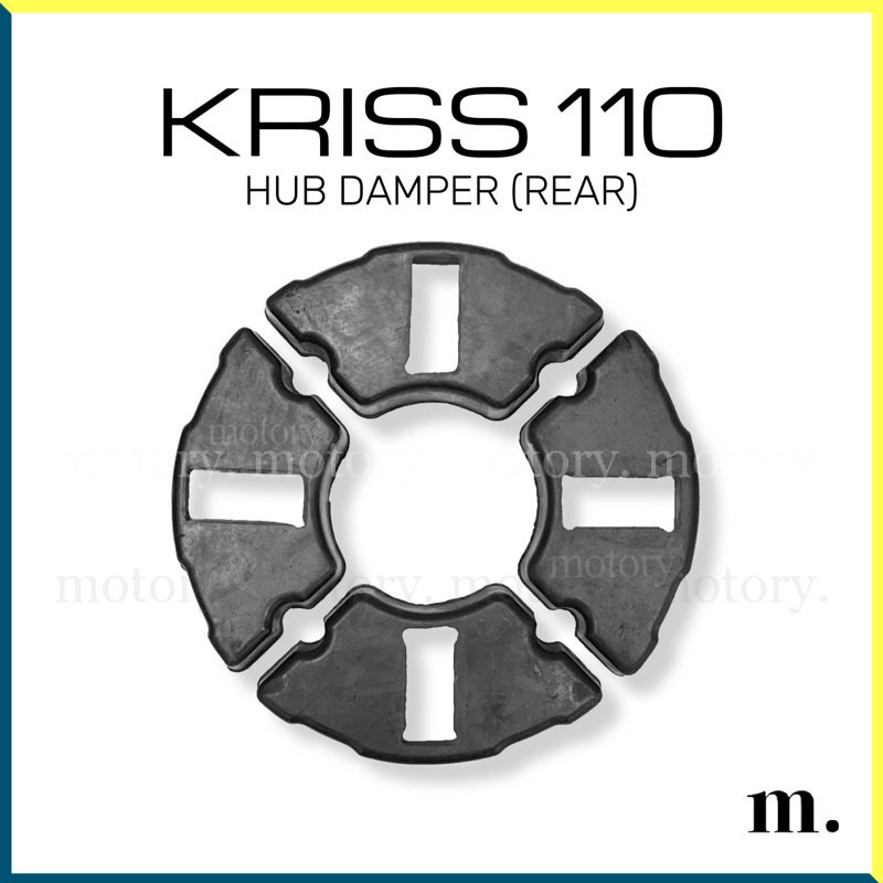 Modenas Kriss 110 Hub Damper Rear Kriss110 Getah Spocket Rubber Damper Rim Tayar Tyre 2441