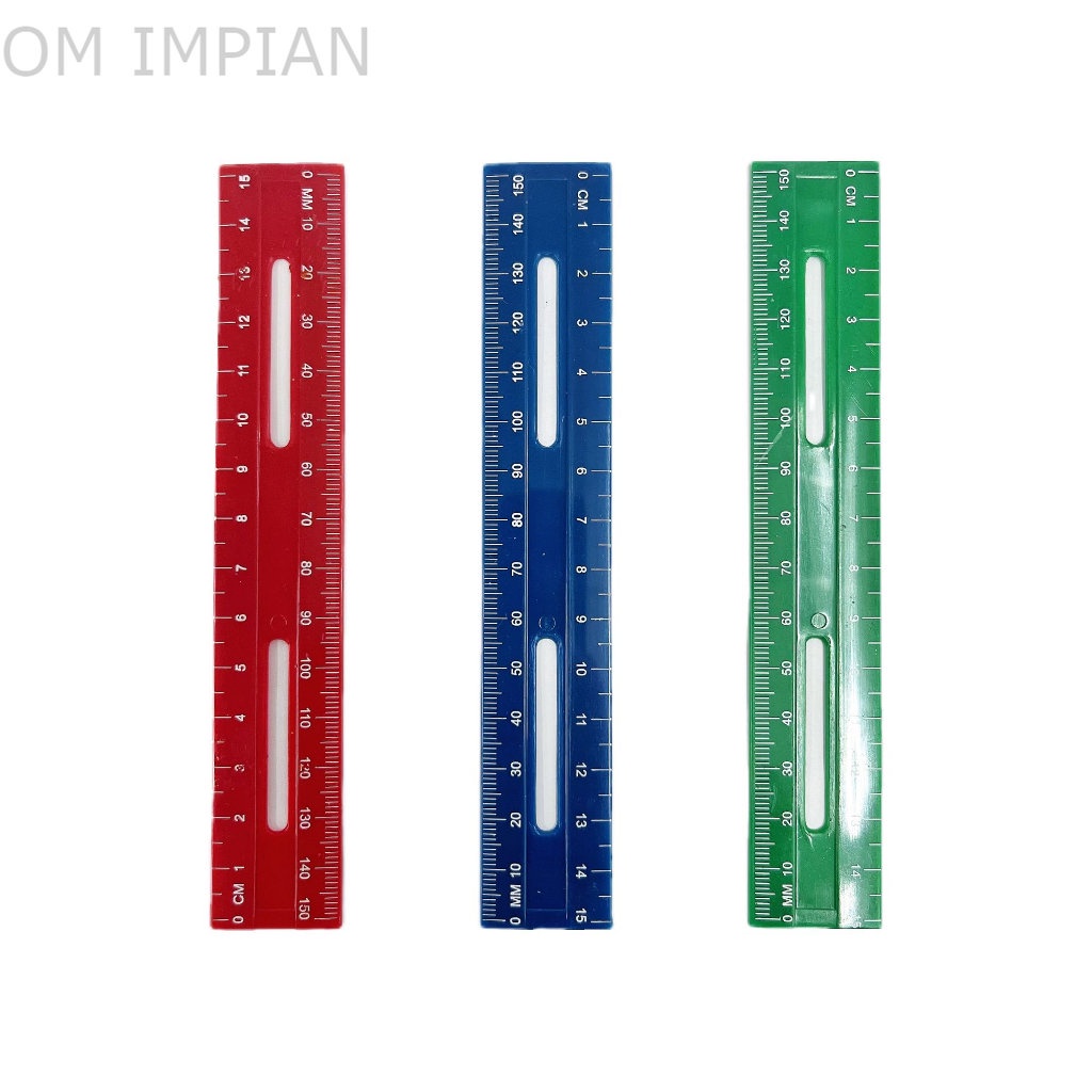 PLASTIC COLOR RULER 15CM | Shopee Malaysia