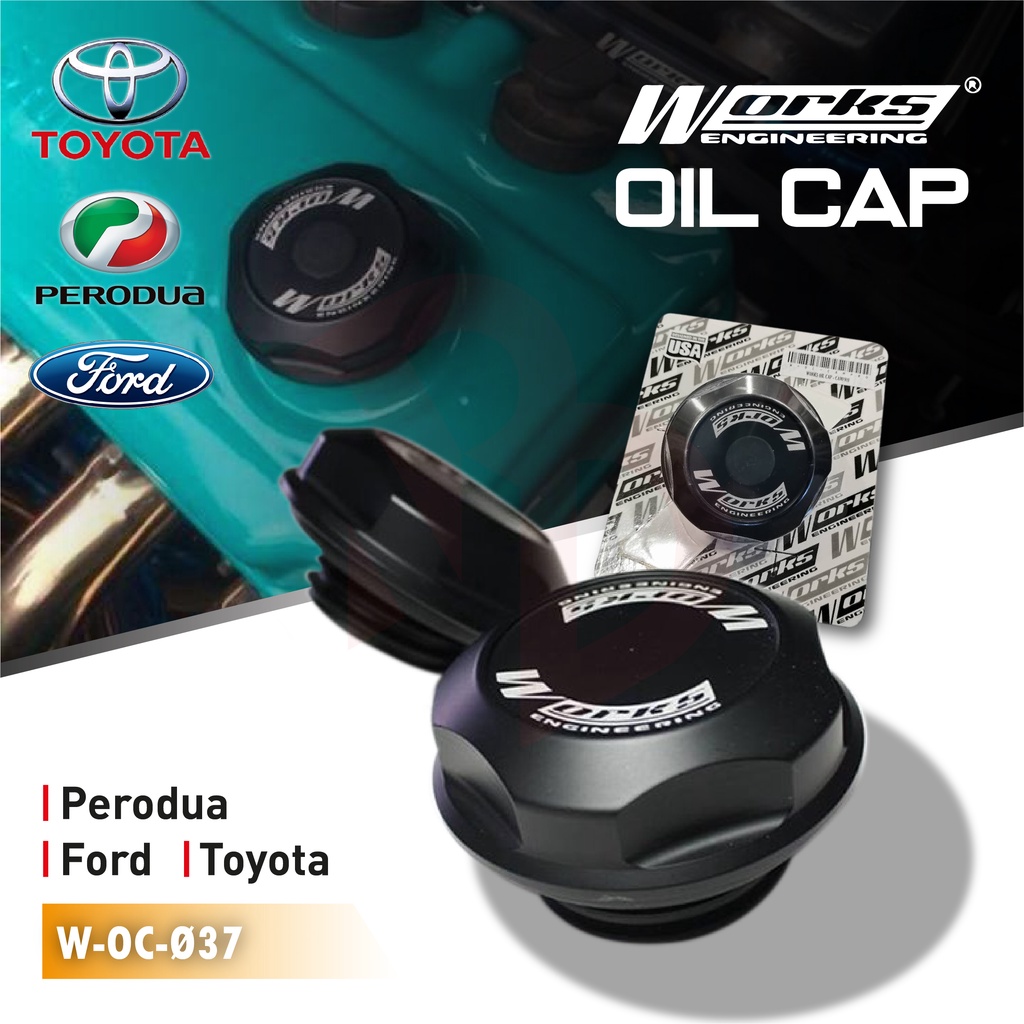 Works Engineering Toyota Perodua Honda Campro Nissan Engine Oil Cap