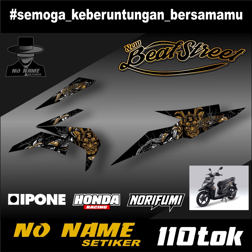Beat motorbike sticker Striping (110tok) 2016 2017 2018 2019 Fi / Fi ...