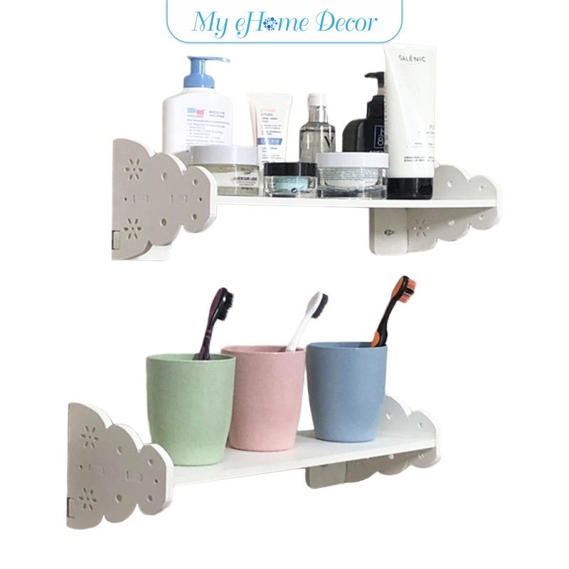 Bathroom wall hanging rack shampoo toothpaste storage rack toilet space