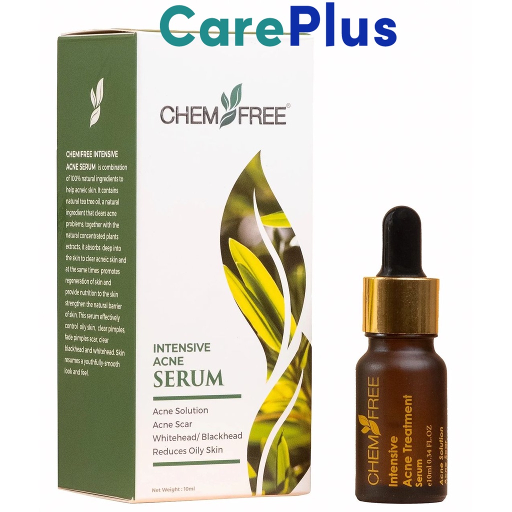 CHEMFREE INTENSIVE ACNE SERUM 10ML (EXP: 11/2024) | Shopee Malaysia