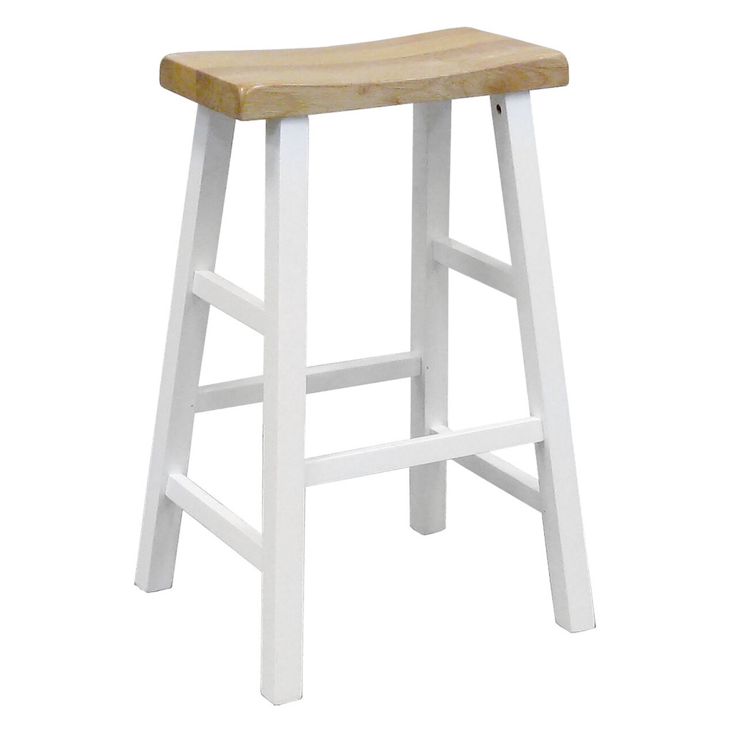 29" 75CM HEIGHT Saddle Bar Counter Stool Chairnatural white 1pc Shopee Malaysia