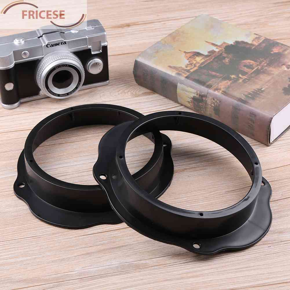 2pcs 6.5in Car Front Door Speaker Spacer Ring Adapter Plates for Ford