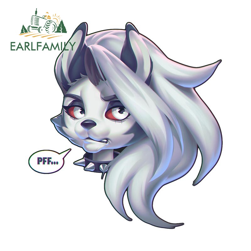 EARLFAMILY 13cm x 12.2cm Loona Helluva Boss Furry Car Sticker Cartoon ...
