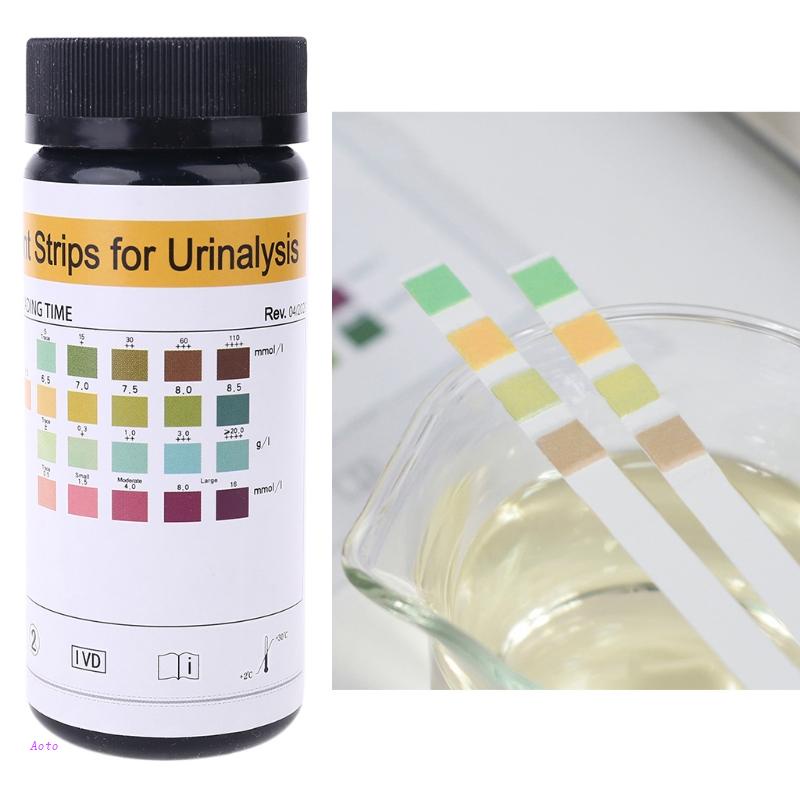 AOTO Urine Testing Strips4 Parameter Urinalysis Test Strips Urine Dip