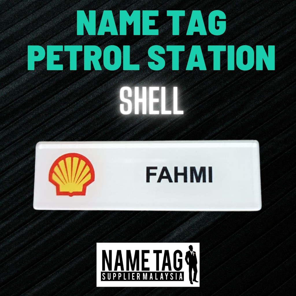 NAME TAG DOUBLE ACRYLIC SHELL (75x25MM) | Shopee Malaysia