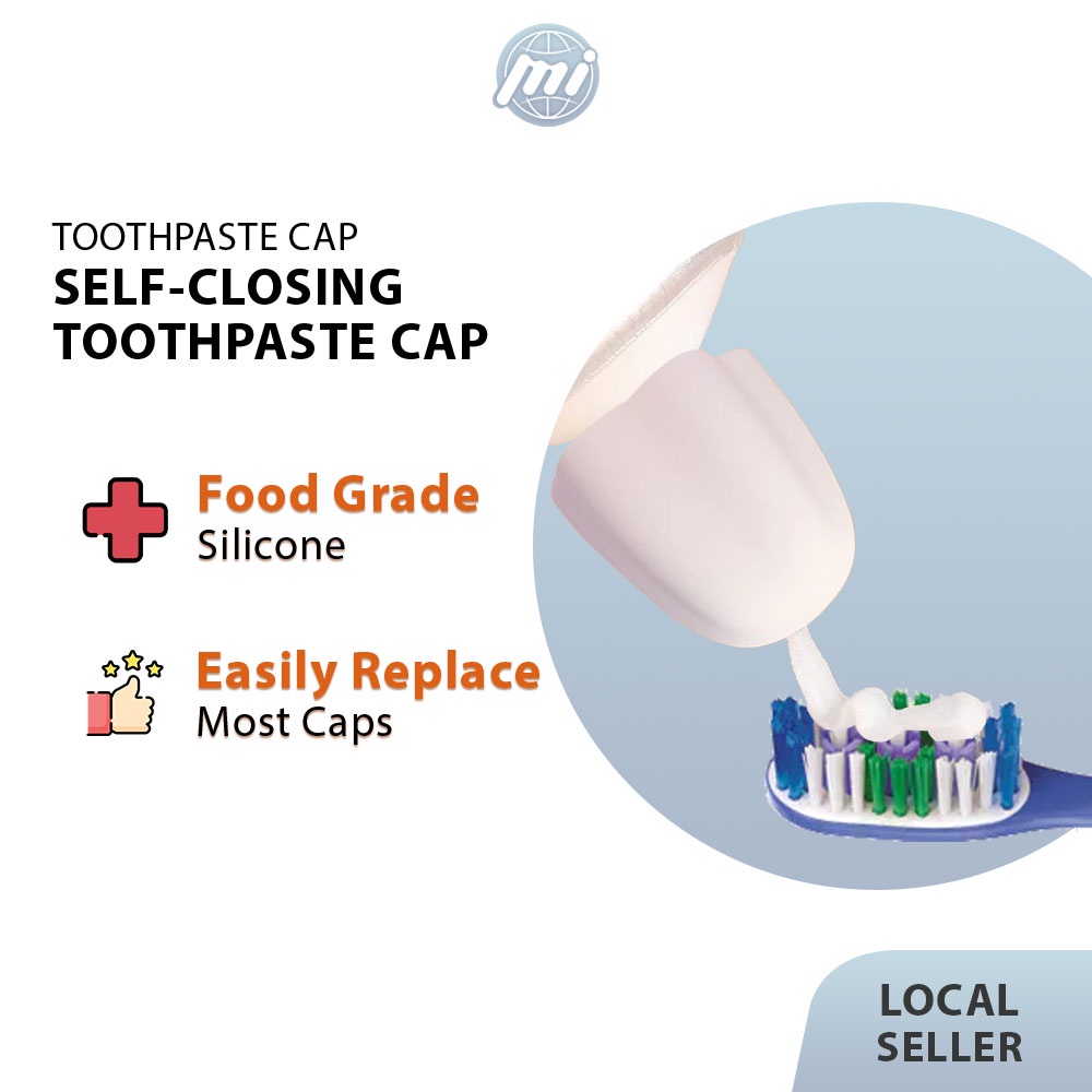 SelfClosing Silicone Toothpaste Caps Toothpaste Cap Manual Toothpaste