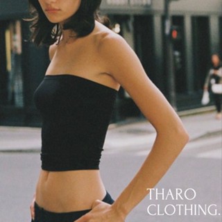 Tube Top Long Basic Strapless Top Tharo Clothing AO00096 Shopee Malaysia