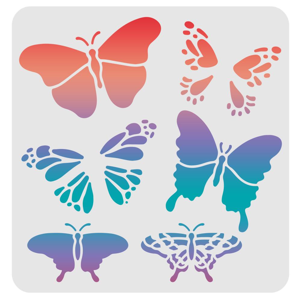 1pc Plastic Reusable Drawing Painting Stencils Templates for Painting