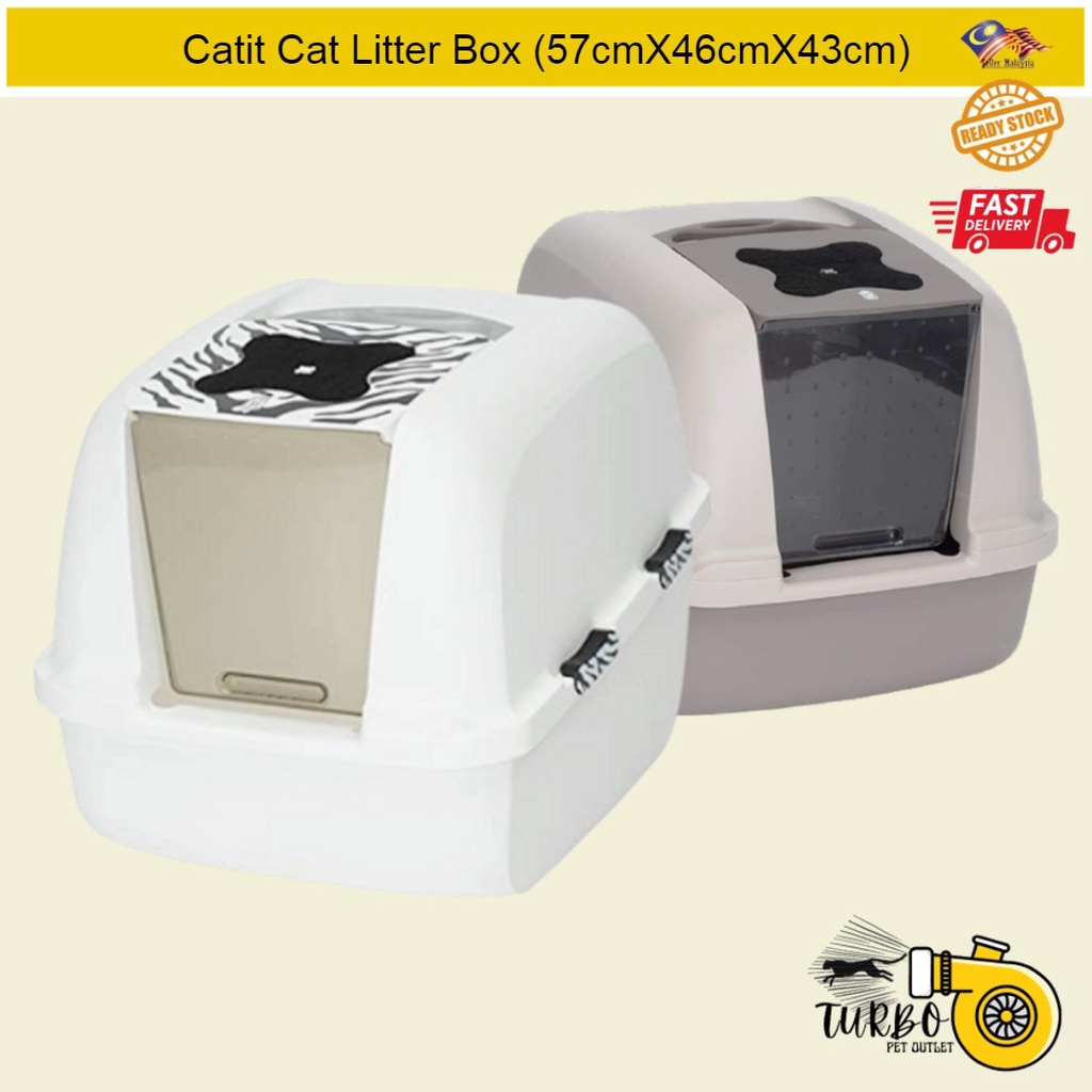 Catit Jumbo Hooded Cat Pan / Cat Litter Box / Cat Pan with Hood / Bekas
