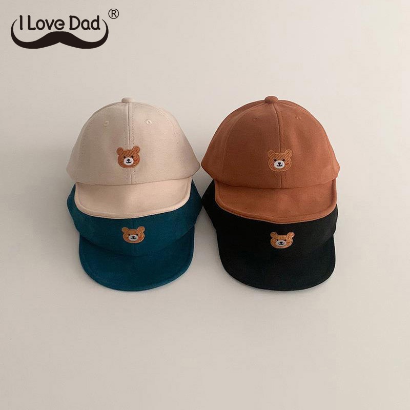 Cartoon Bear Baby Baseball Cap for Boy Girl Spring Summer Outdoor Sun