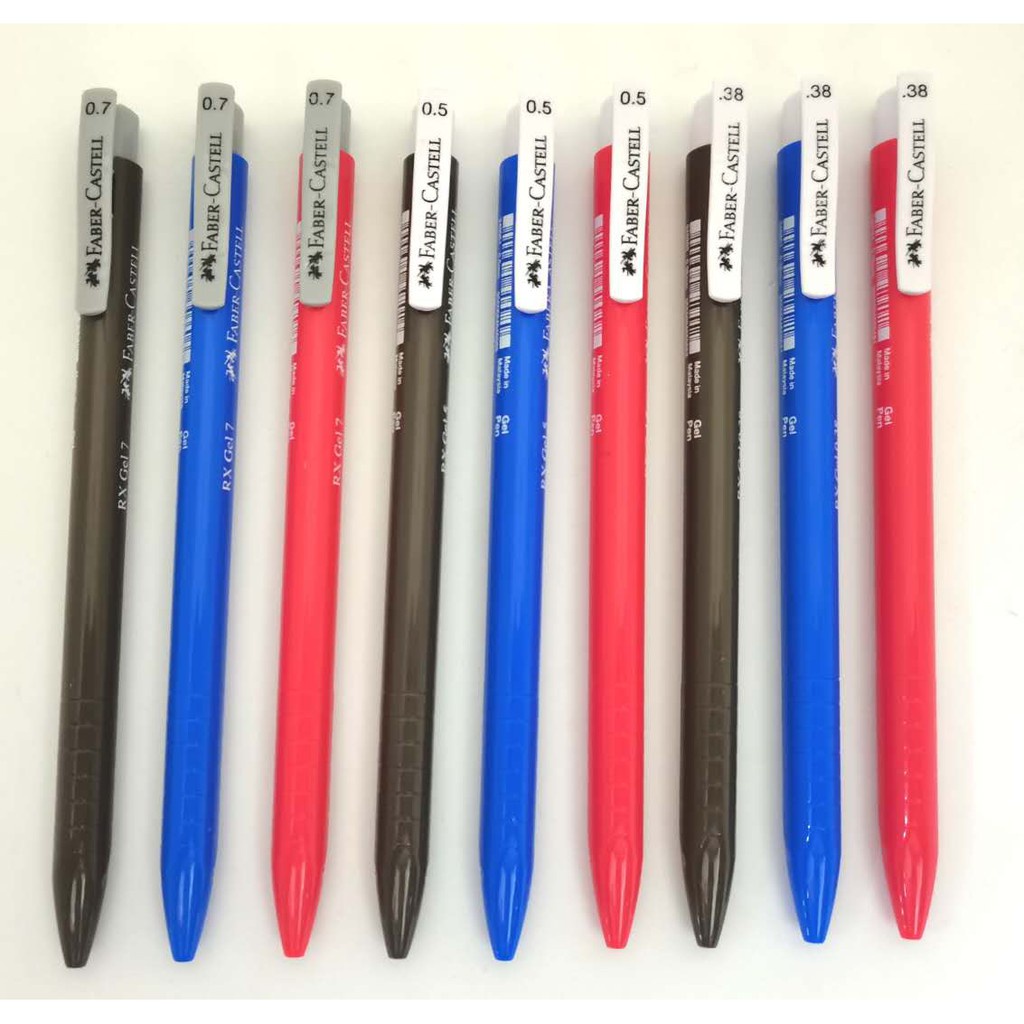FABERCASTELL RX GEL PEN 0.38/0.5/0.7 Shopee Malaysia