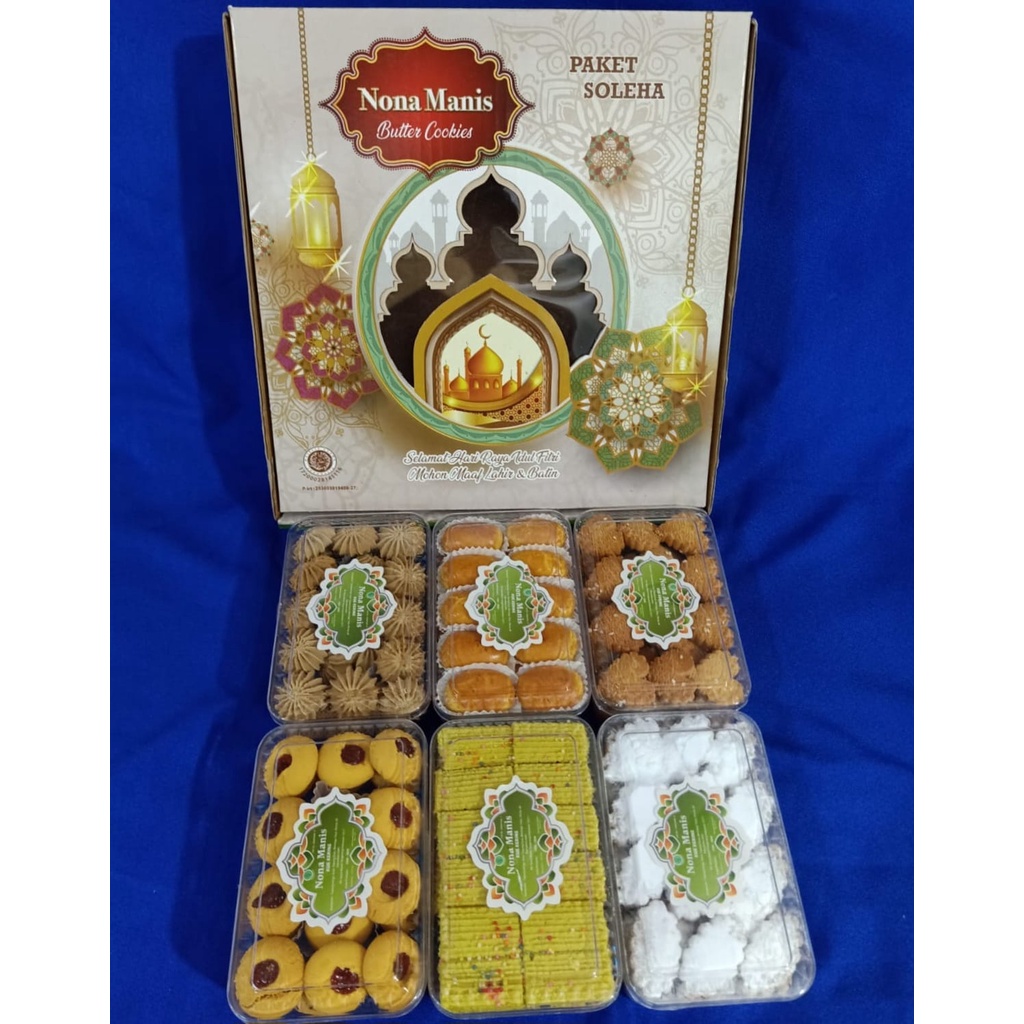 Apazada Eid Cookies Miss Sweet Soleha Halal/Eid Cake Hampers Package Of
