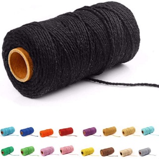2mm 100M Macrame Cord Diy Sewing Cotton Rope String Hilo Macrame Rope  Ribbon Crafts Bohemia Wedding Wall Hangings Home Decor - AliExpress
