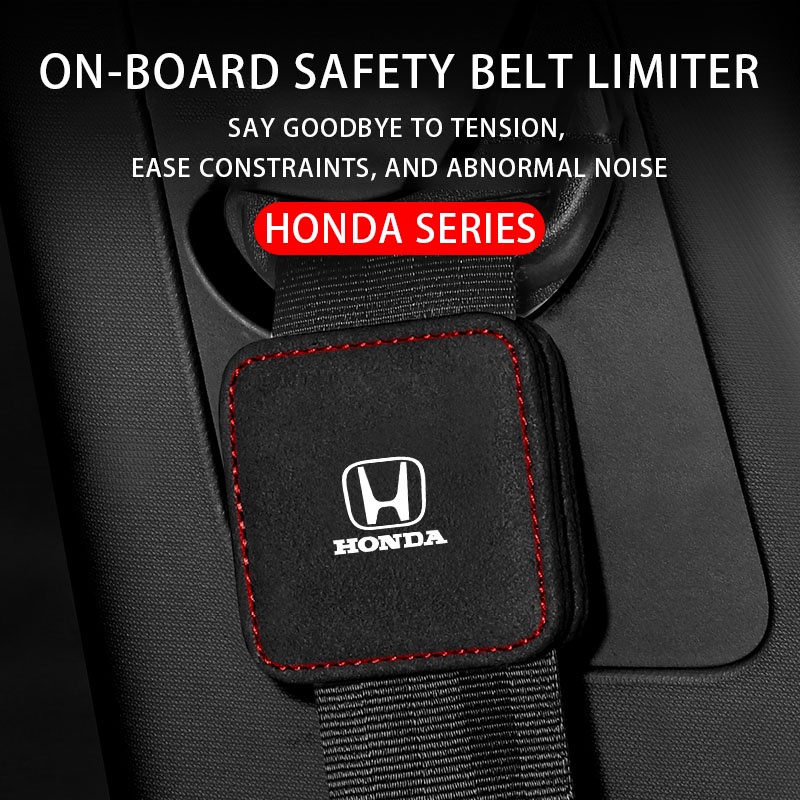 Honda Car safety belt limiter suede Odyssey CRV ACCORD CIVIC HRV