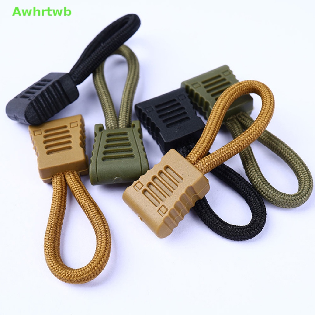 Awhrtwb 10pcs Replacement Clip Zipper Pull Puller End Fit Rope Tag