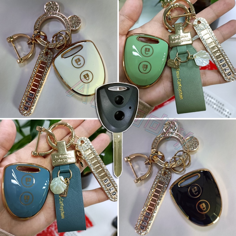 TPU Golden Edge Perodua Axia Gxtra / G / E Bezza Remote Case Cover ...