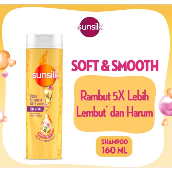 Sunsilk Soft And Smooth Shampoo 160ml Shopee Malaysia 0987