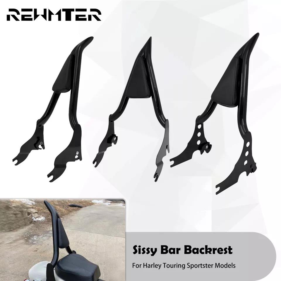 MPP Sissy Bar Backrest With Pad – Fits Harley Touring Road King Street Electra Glide 1997-2008