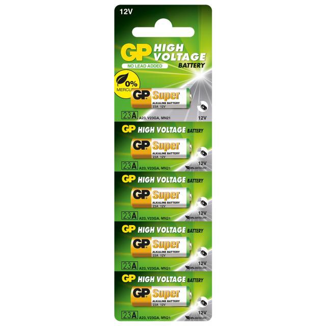 ORIGINAL GP ULTRA 23A/GP SUPER 27A 12V Alkaline Battery for Car Remote