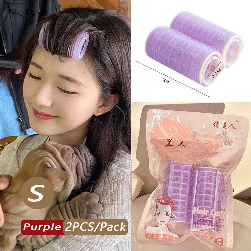 Hair Rollers S/M/L Curlers Self Grip Holding SelfAdhesive Sticky Hair Sticker Clip Bangs Magic