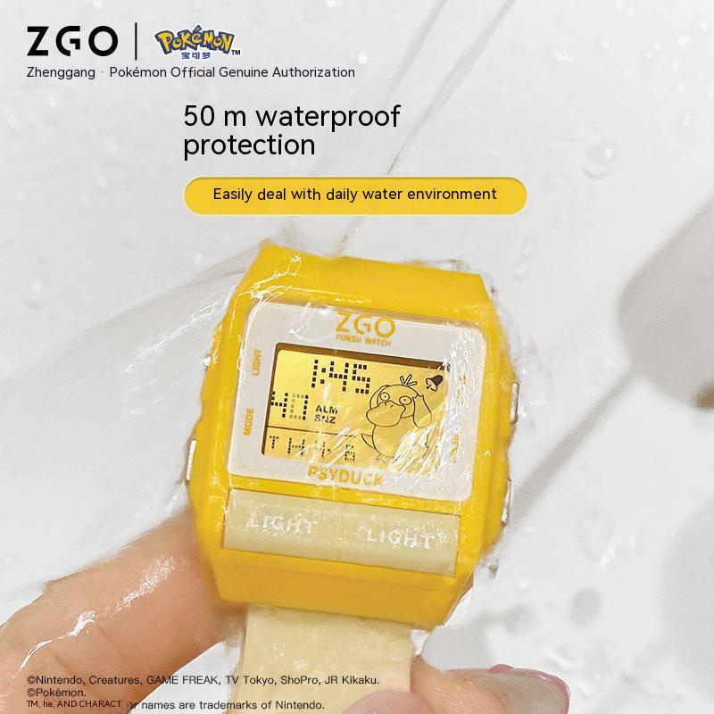 Original Pokemon Joint ZGO Anime Watches Psyduck Charmander Waterproof ...